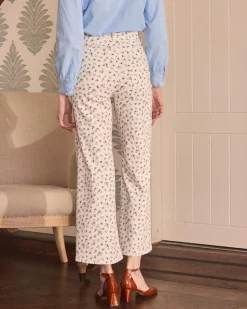 Pantalon-Polin et moi Ada Flower Jeans Cru