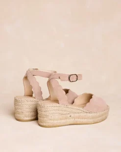 Espadrilles-Polin et moi Althea Detail Espadrille Taupe