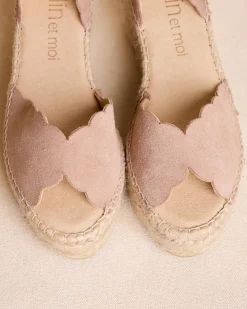 Espadrilles-Polin et moi Althea Detail Espadrille Taupe