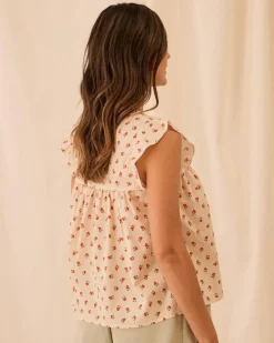 Chemisiers Et Chemises-Polin et moi Amina Flowers Blouse Cru