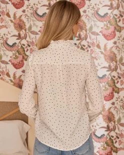 Maternité|Chemisiers Et Chemises-Polin et moi Anina Blouse à pois Cru