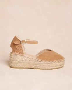 Espadrilles-Polin et moi Aurelina Espadrille taupe CHAMEAU