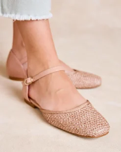 Danseurs-Polin et moi Ballerines à bout contrasté Cyrus Nu