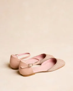 Danseurs-Polin et moi Ballerines à bout contrasté Cyrus Nu