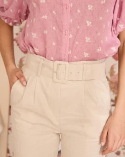 Pantalon-Polin et moi Bianca Pantalon ceinture BEIGE