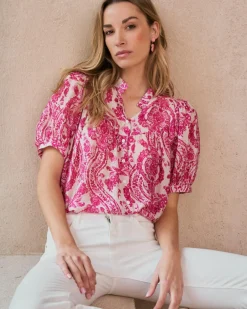 Maternité|Chemisiers Et Chemises-Polin et moi Blouse imprimée Elisabeth Rose