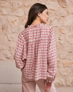 Chemisiers Et Chemises-Polin et moi Blouse imprimée Sophie MAQUILLAGE