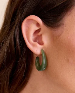 Joaillerie-Polin et moi Boucle d’oreille Cannes Green Drop Vertémeraude