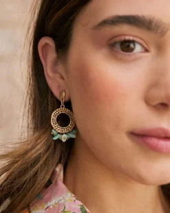 Joaillerie-Polin et moi Boucle d’oreille Lúmina Stones Vertd’eau