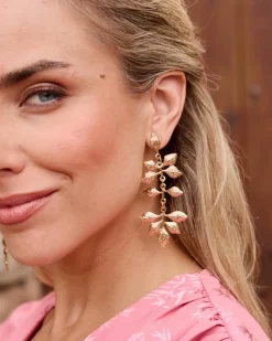 Joaillerie-Polin et moi Boucles d’eilles feuille d’ Or