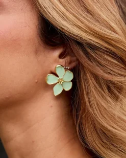 Joaillerie-Polin et moi Boucles d’oreilles fleur de Menthe