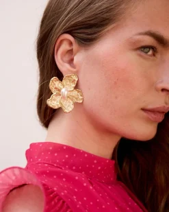 Joaillerie-Polin et moi Boucles d’eilles Fl Nova OR