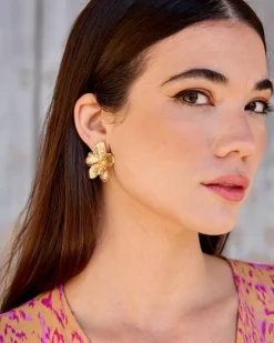 Joaillerie-Polin et moi Boucles d’eilles Flower Trice Or