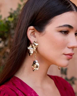 Joaillerie-Polin et moi Boucles d’eilles longues Tulipe Or