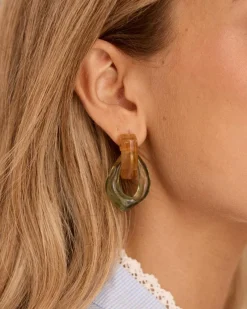 Joaillerie-Polin et moi Boucles d’oreilles pendantes Acrea Vertémeraude