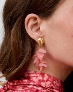 Joaillerie-Polin et moi Boucles d’oreilles pétales de bougie MAQUILLAGE