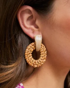 Joaillerie-Polin et moi Boucles d’oreilles rondes Vère ocre