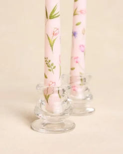 Domicile-Polin et moi Bougeoir en verre Mimi PIERRE