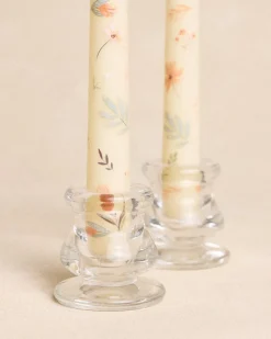 Domicile-Polin et moi Bougeoir en verre Mimi PIERRE