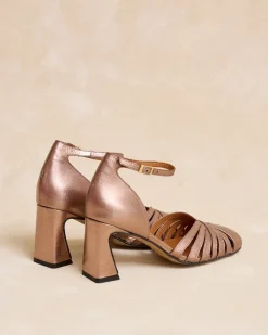 Mariée|Talons Hauts-Polin et moi Chaussure à talon Priscela Bronze