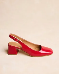 Talons Hauts-Polin et moi Chaussure Lulu Slingback Rouge