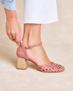 Tressé|Talons Hauts-Polin et moi Chaussure Mari Tressées Maquillage