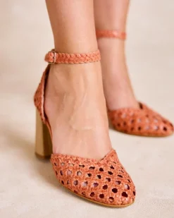 Talons Hauts|Tressé-Polin et moi Chaussure tressée Calmia ORANGE