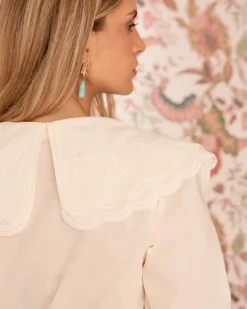 Maternité|Chemisiers Et Chemises-Polin et moi Chemise à col Iris Cru