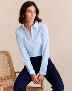 Maternité|Chemisiers Et Chemises-Polin et moi Chemise à pois Camili DENIM