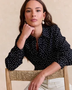 Maternité|Chemisiers Et Chemises-Polin et moi Chemise à pois Pareli noir