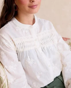 Maternité|Chemisiers Et Chemises-Polin et moi Chemise brodée Lidia Cru