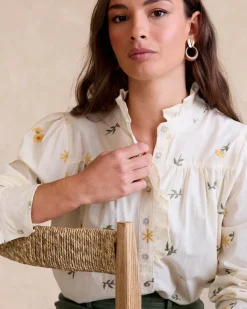 Maternité|Chemisiers Et Chemises-Polin et moi Chemise brodée Sabrina Cru