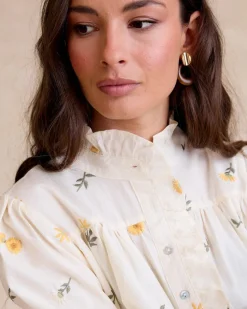 Maternité|Chemisiers Et Chemises-Polin et moi Chemise brodée Sabrina Cru