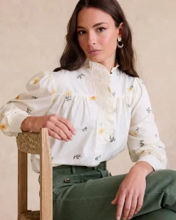 Maternité|Chemisiers Et Chemises-Polin et moi Chemise brodée Sabrina Cru