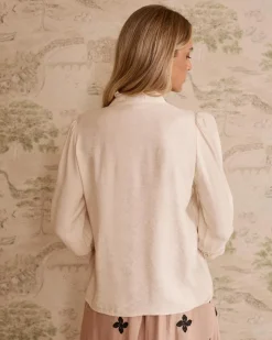 Maternité|Chemisiers Et Chemises-Polin et moi Chemise Cassie Embroidery Cru