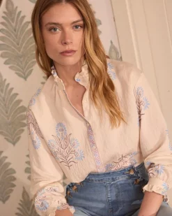 Maternité|Chemisiers Et Chemises-Polin et moi Chemise Eulalia Flowers Cru