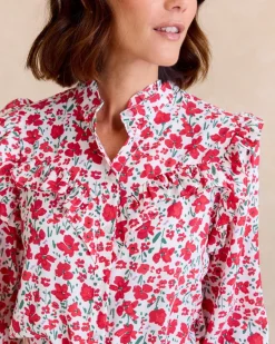 Maternité|Chemisiers Et Chemises-Polin et moi Chemise Flores Cinty cerise