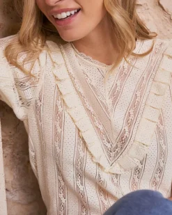 Chemisiers Et Chemises-Polin et moi Chemise Flores Valen Cru