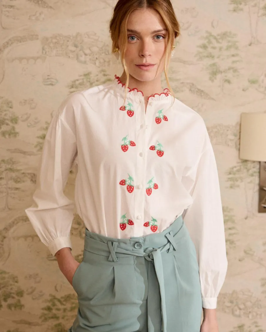 Maternité|Chemisiers Et Chemises-Polin et moi Chemise imprimer Chloé Cru