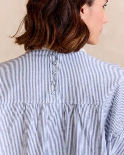 Chemisiers Et Chemises-Polin et moi Chemise rayée Simona Céleste