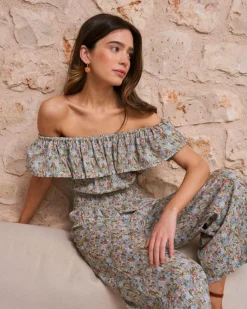 Robes Et Combinaisons-Polin et moi Combinaison de vol Grace Turquoise