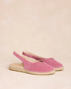 Espadrilles-Polin et moi Espadrille à bride arrière Cersei Framboise
