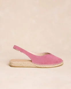 Espadrilles-Polin et moi Espadrille à bride arrière Cersei Framboise