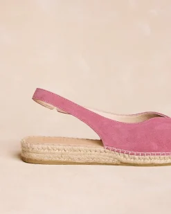 Espadrilles-Polin et moi Espadrille à bride arrière Cersei Framboise