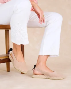 Espadrilles-Polin et moi Espadrille à nœud Iris Taupe