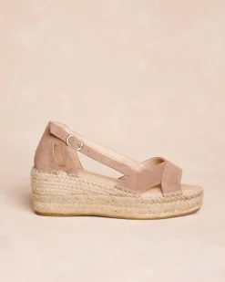 Espadrilles-Polin et moi Espadrille à plateforme Noèmie Taupe