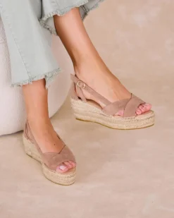 Espadrilles-Polin et moi Espadrille à plateforme Noèmie Taupe