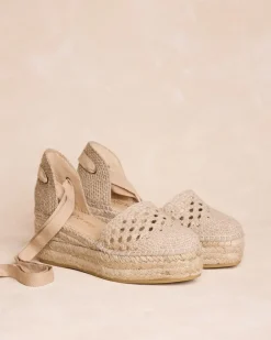 Espadrilles-Polin et moi Espadrille compensée Elisabetta Cru