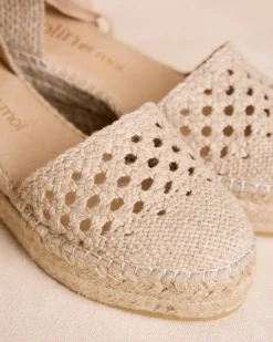 Espadrilles-Polin et moi Espadrille compensée Elisabetta Cru