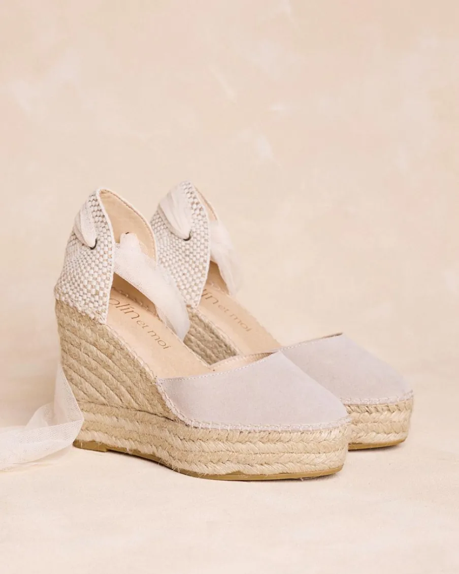 Espadrilles-Polin et moi Espadrille compensée Hortense Sable